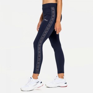 leggings banda blu